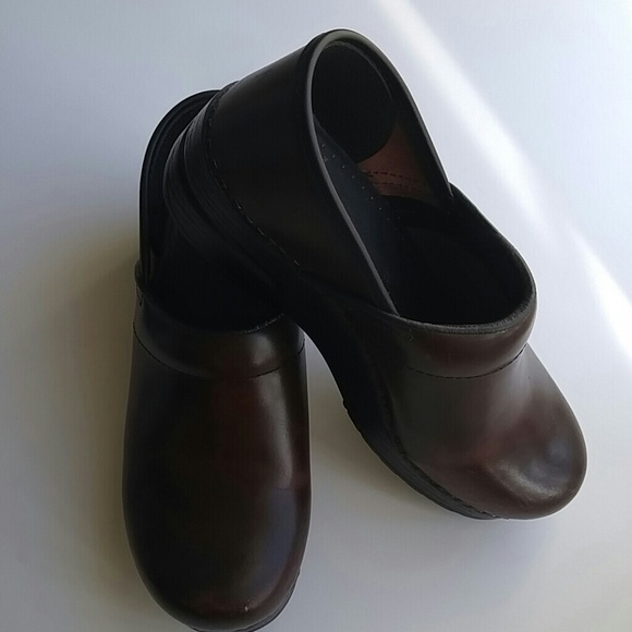 Dansko Shoes Dansko Cognac Color Clogs Poshmark